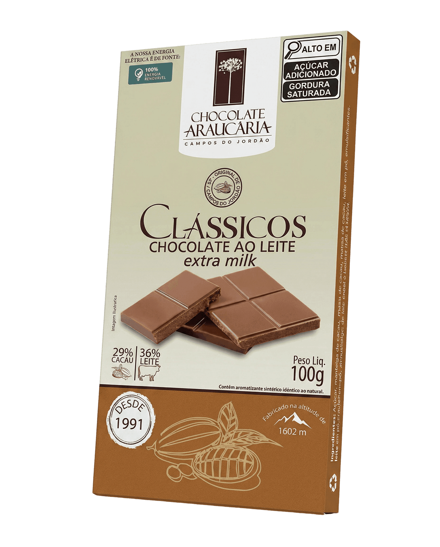 Chocolate fechado